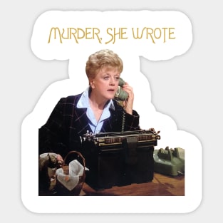 Angela Lansbury, Jessica Fletcher Sticker